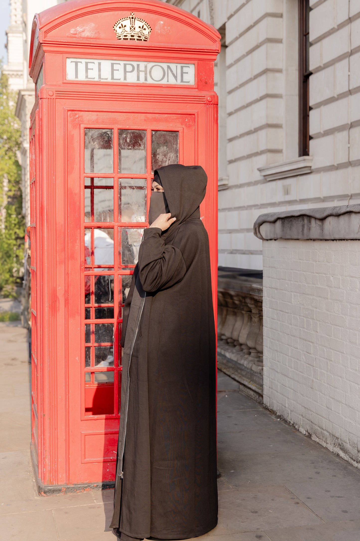 Black Hoodie Abaya Jacket size 50 to 60