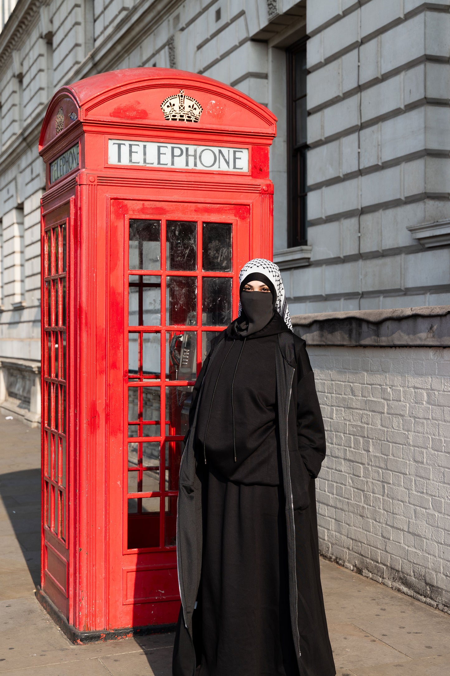 Black Hoodie Abaya Jacket size 50 to 60
