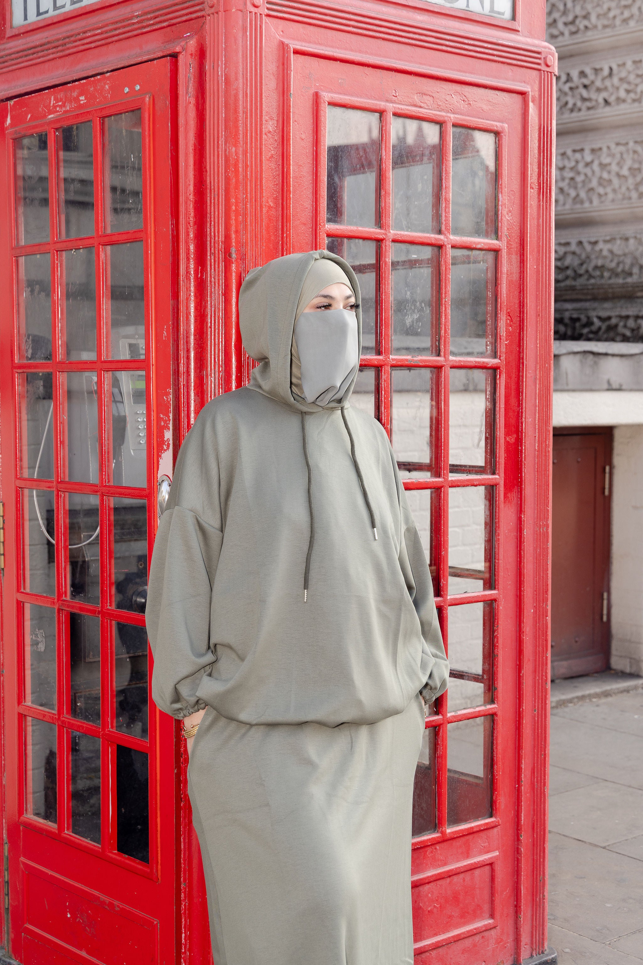 Hooded Skirt Set