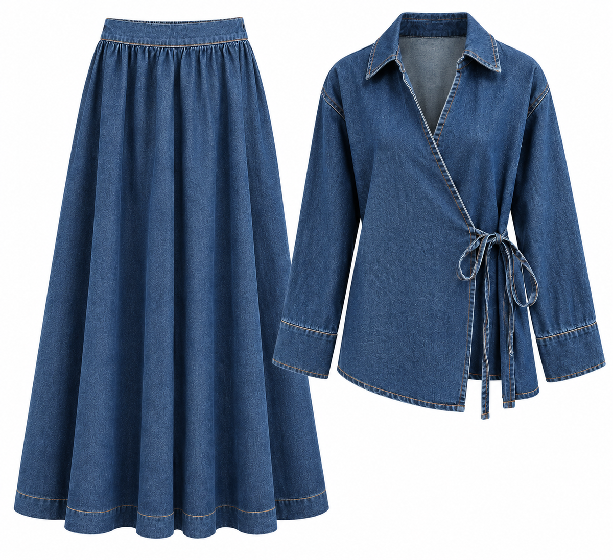 100% Cotton Denim Set