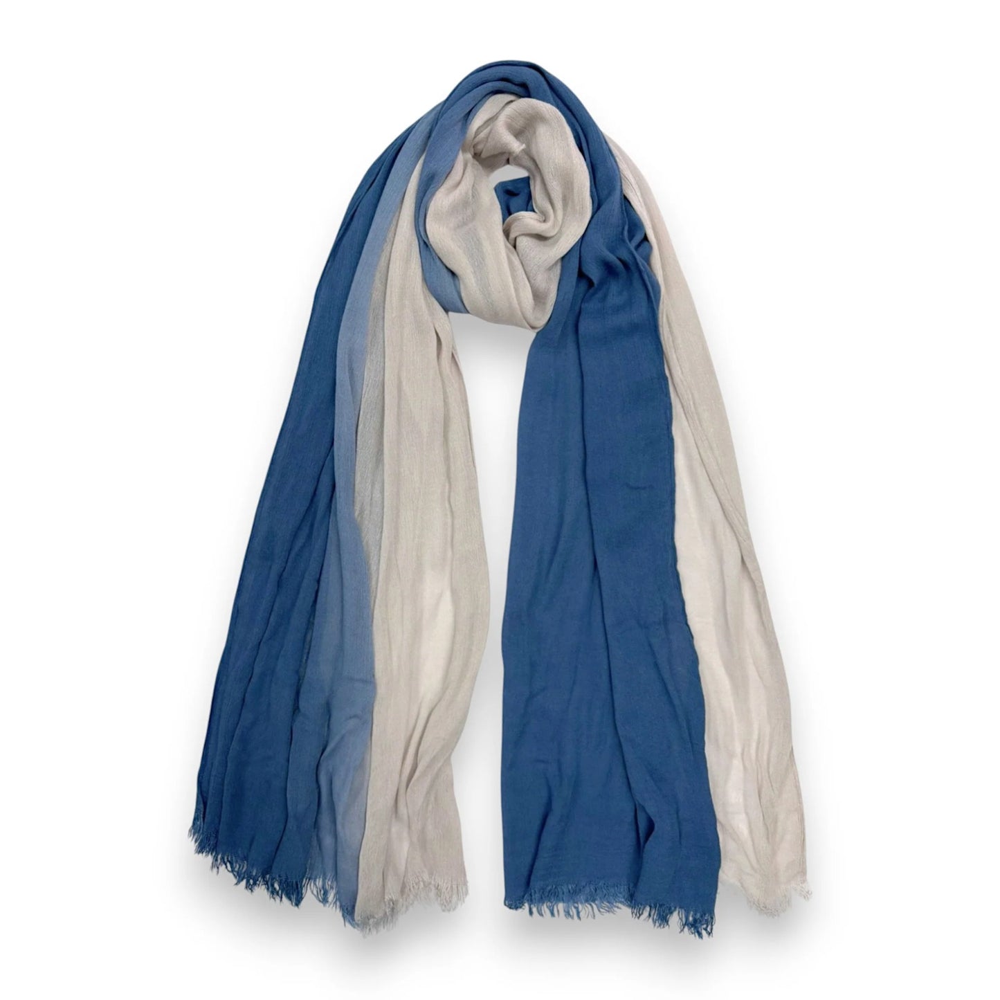 Linen Blend Ombre Scarf