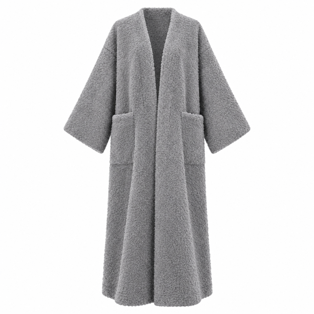 Fluffy Abaya Coat