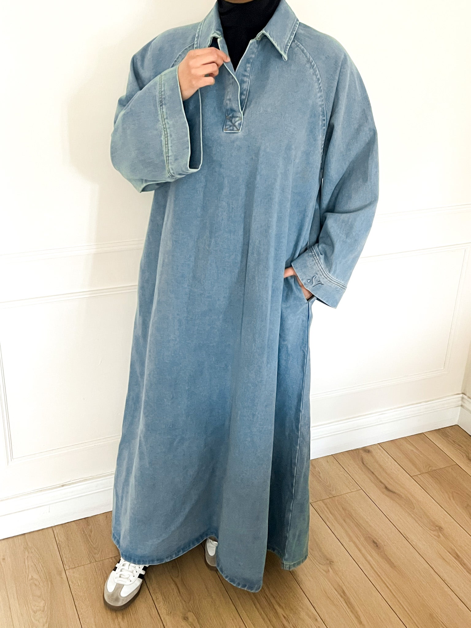 Denim Abaya
