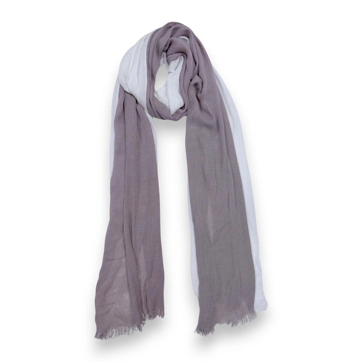 Linen Blend Ombre Scarf