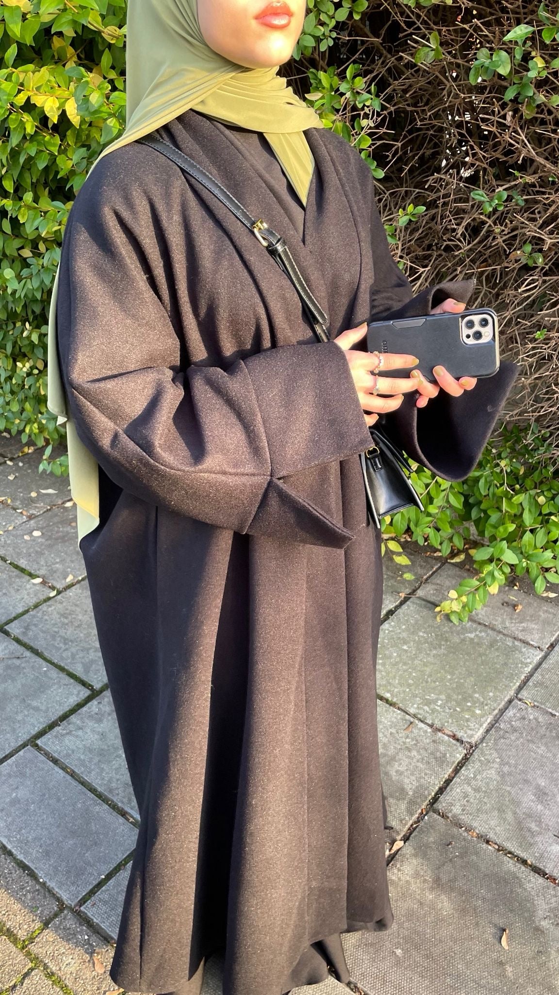 Abaya Coat Slit Sleeves