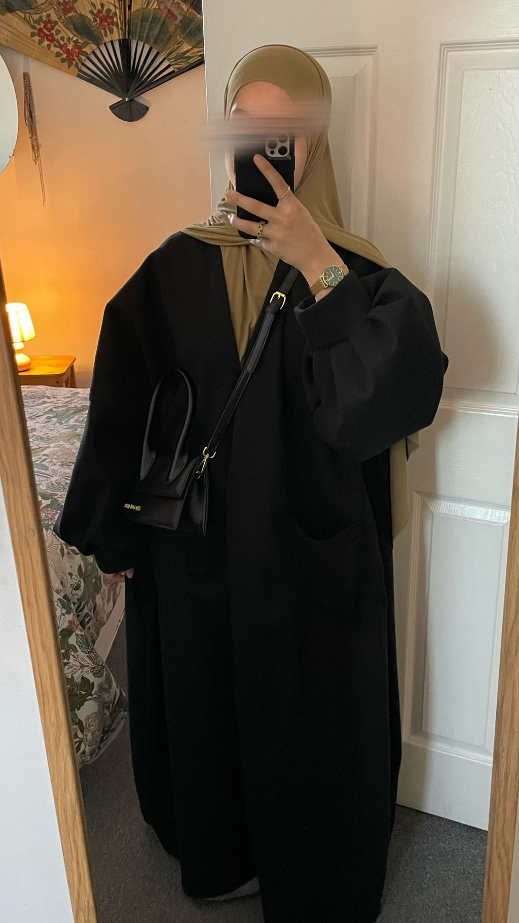 Abaya Coat Balloon Sleeves