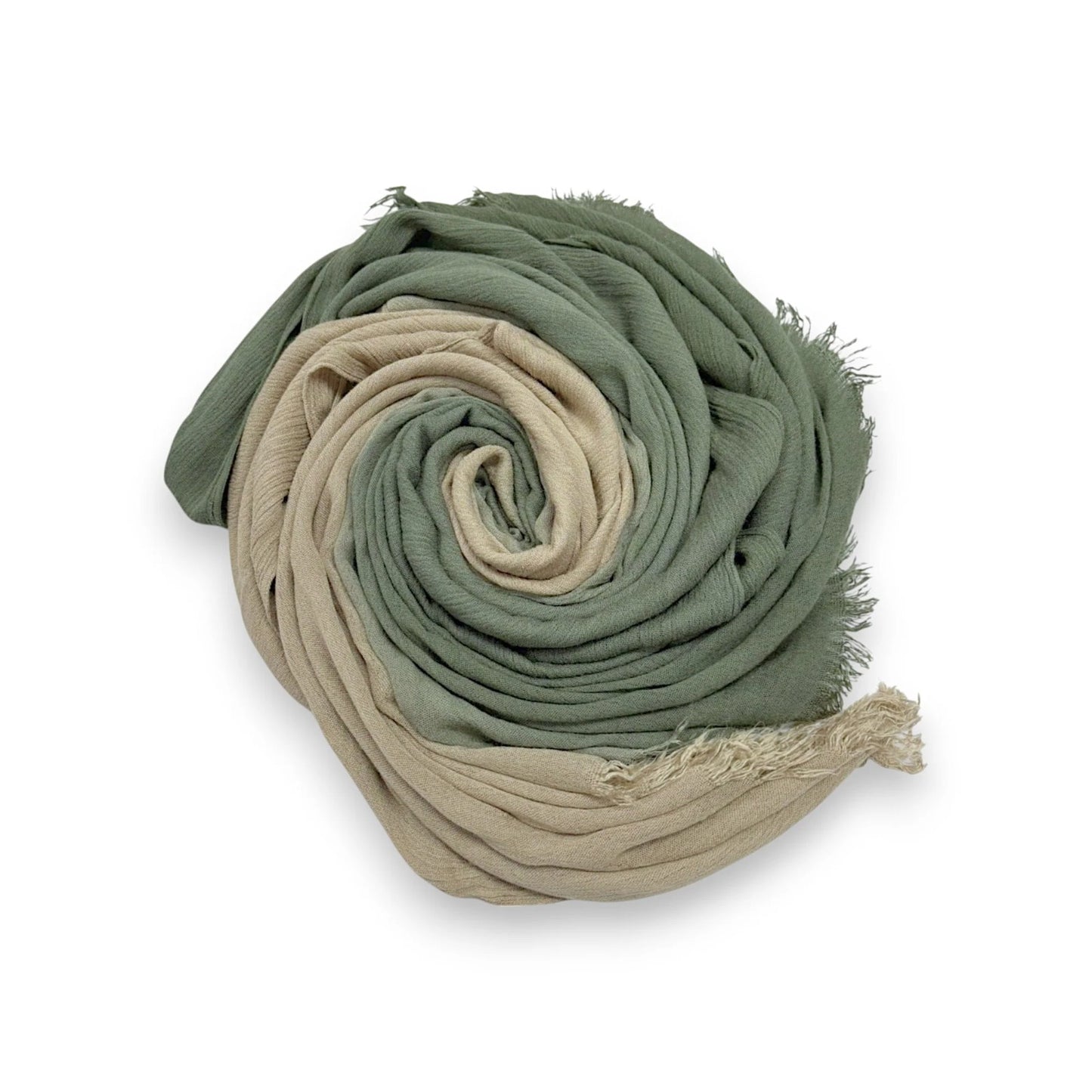 Linen Blend Ombre Scarf