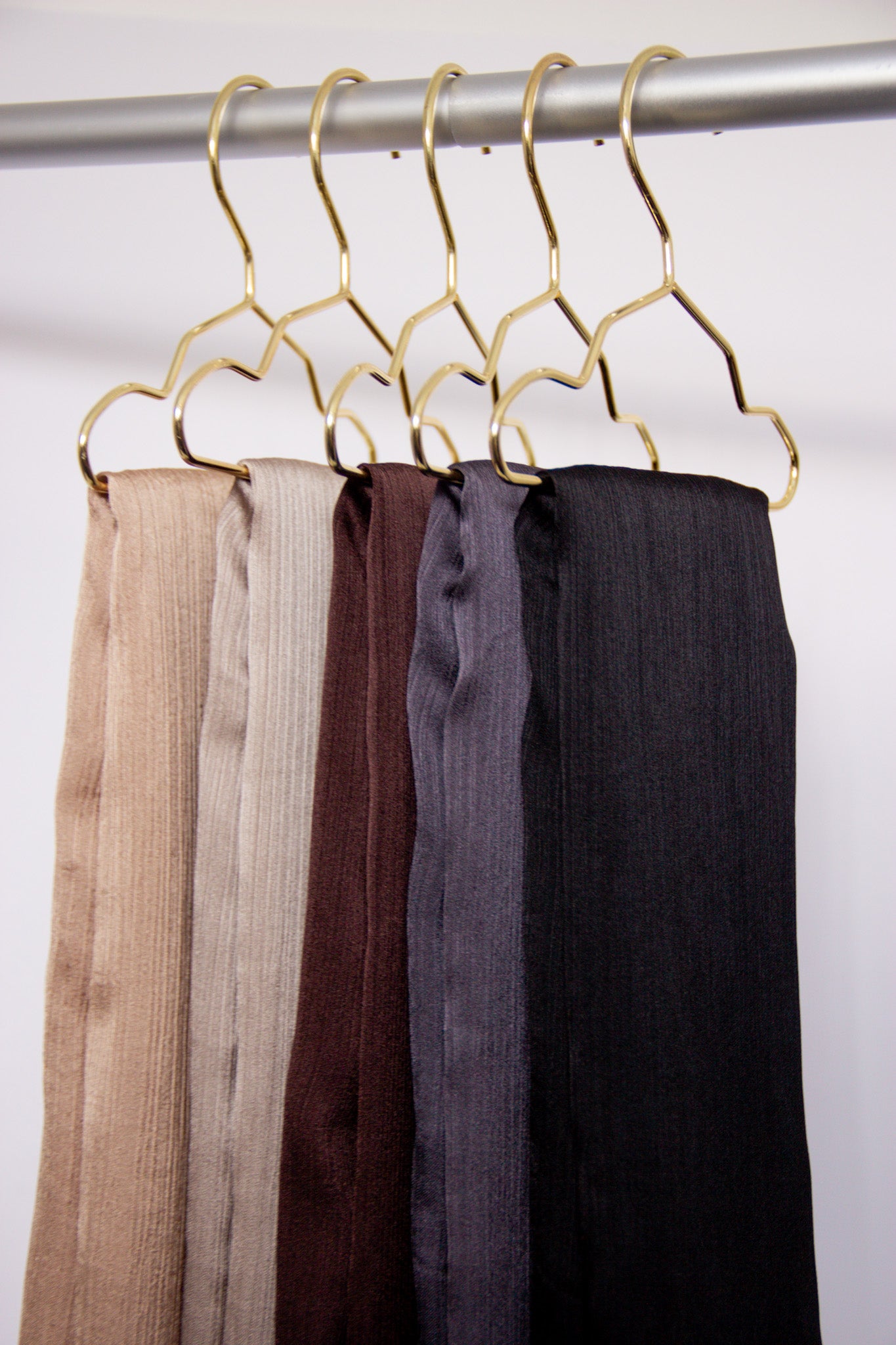 Satin Crinkle Chiffon Hijabs