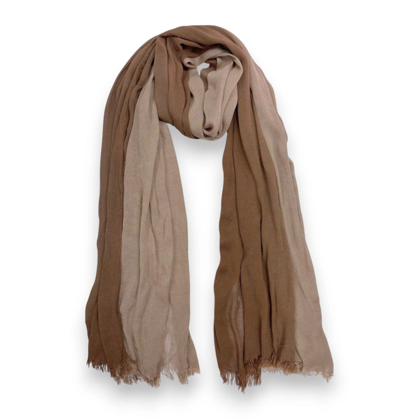 Linen Blend Ombre Scarf