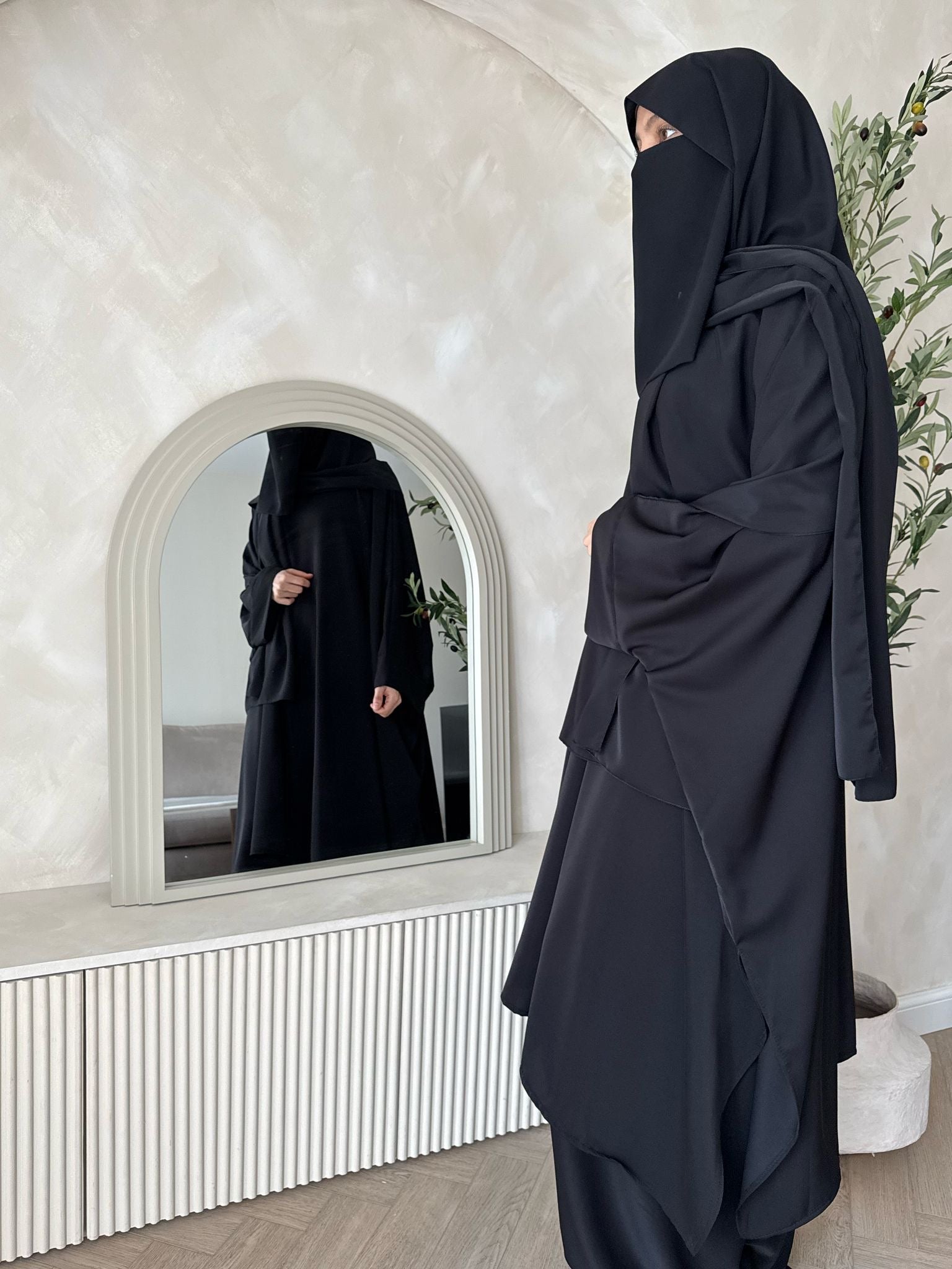 Abaya Three Piece Set