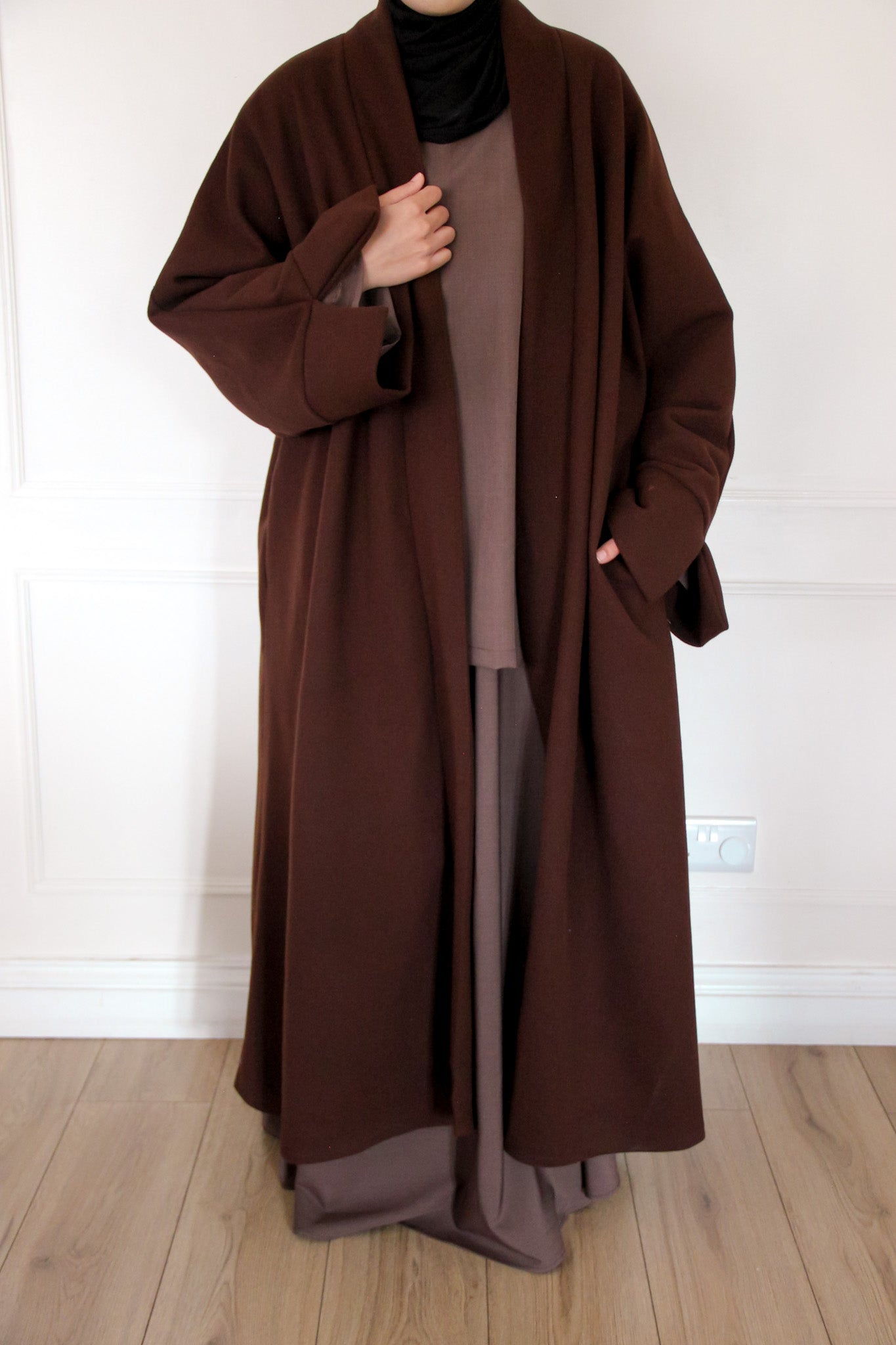 Abaya Coat Slit Sleeves
