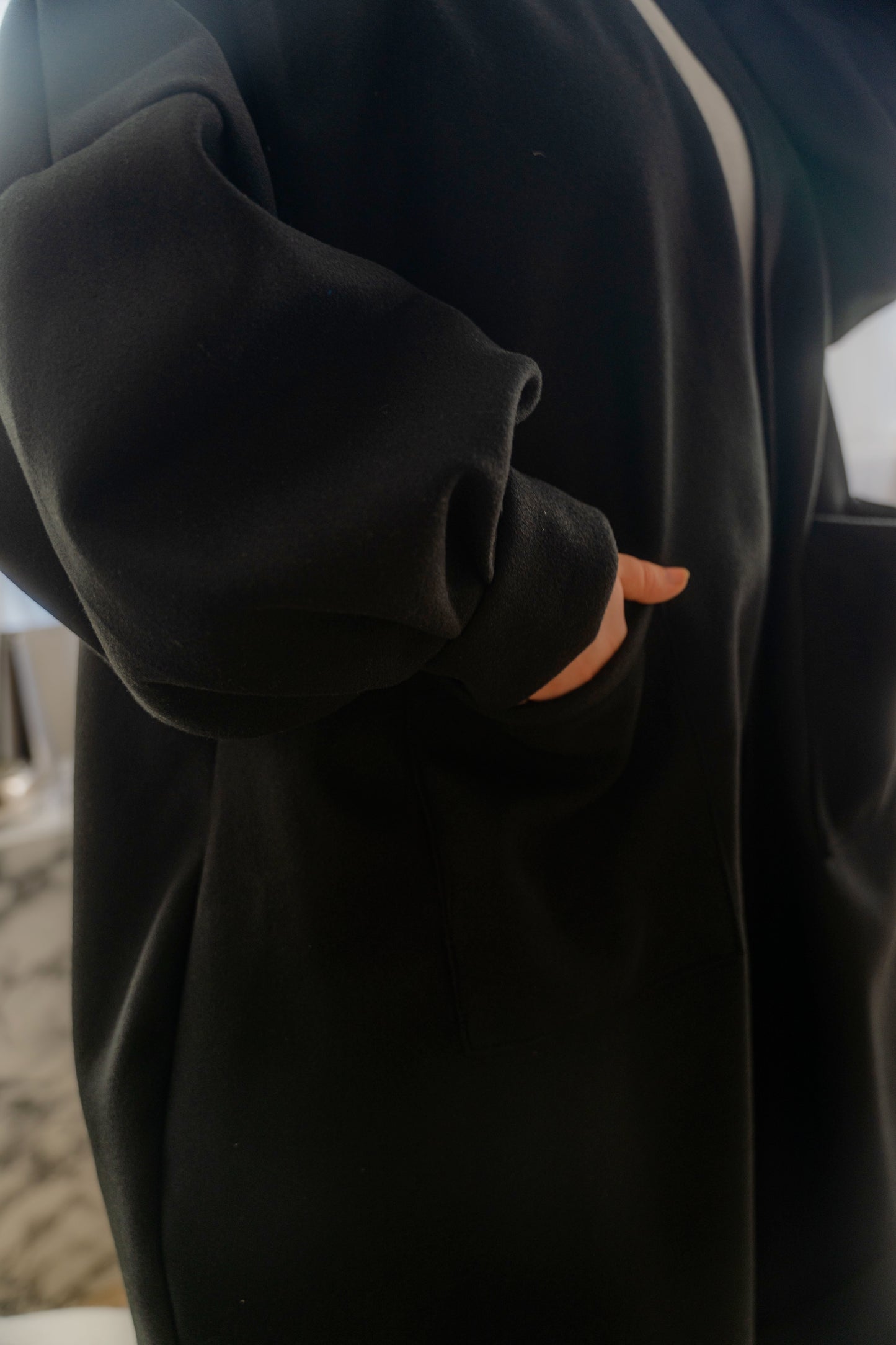 Abaya Coat Balloon Sleeves