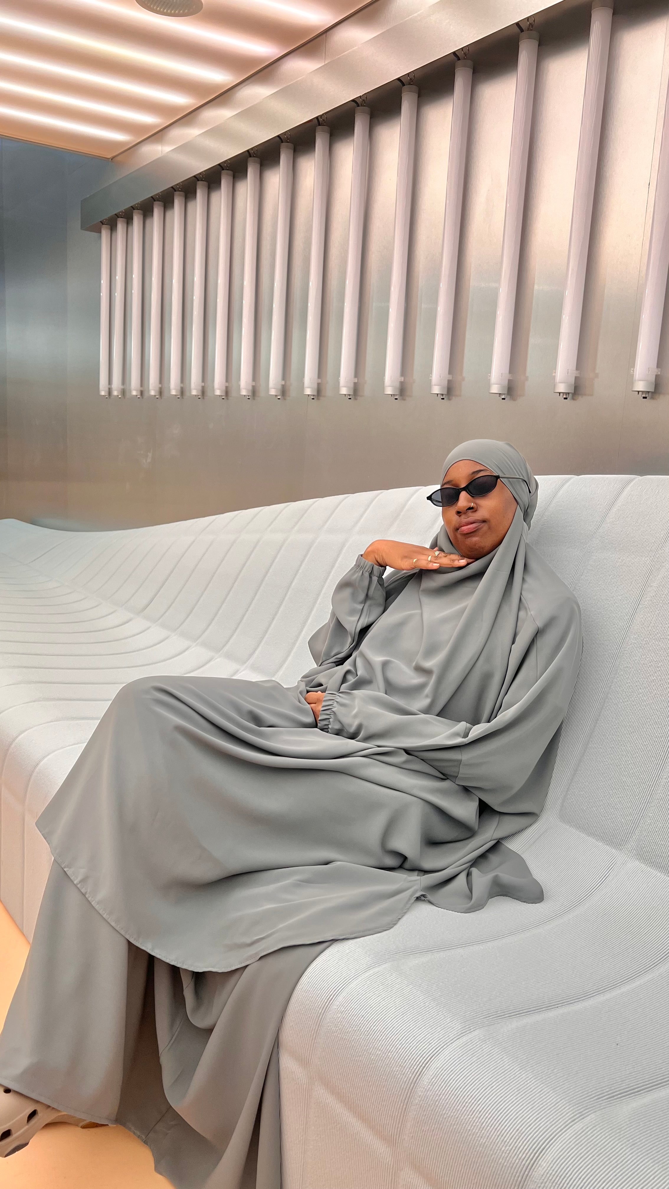 Jilbab and Skirt Two Pieces Medina Silk