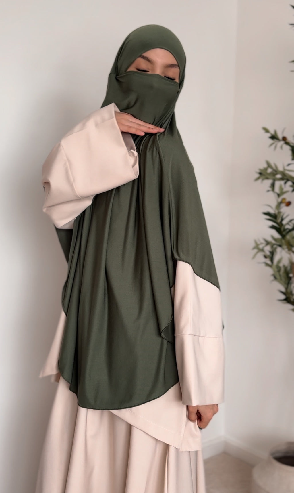 Khimar Jersey Rounded