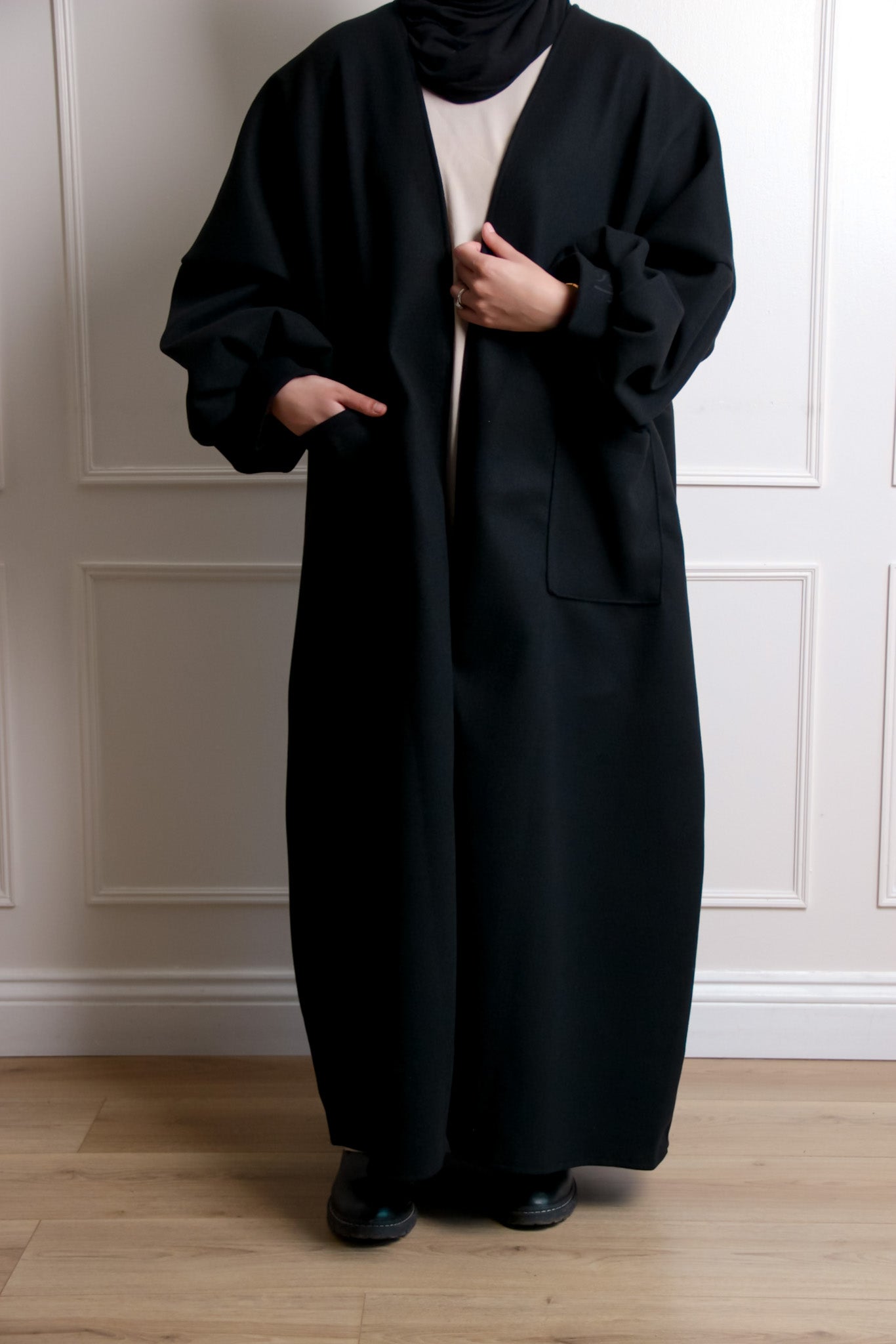 Abaya Coat Balloon Sleeves
