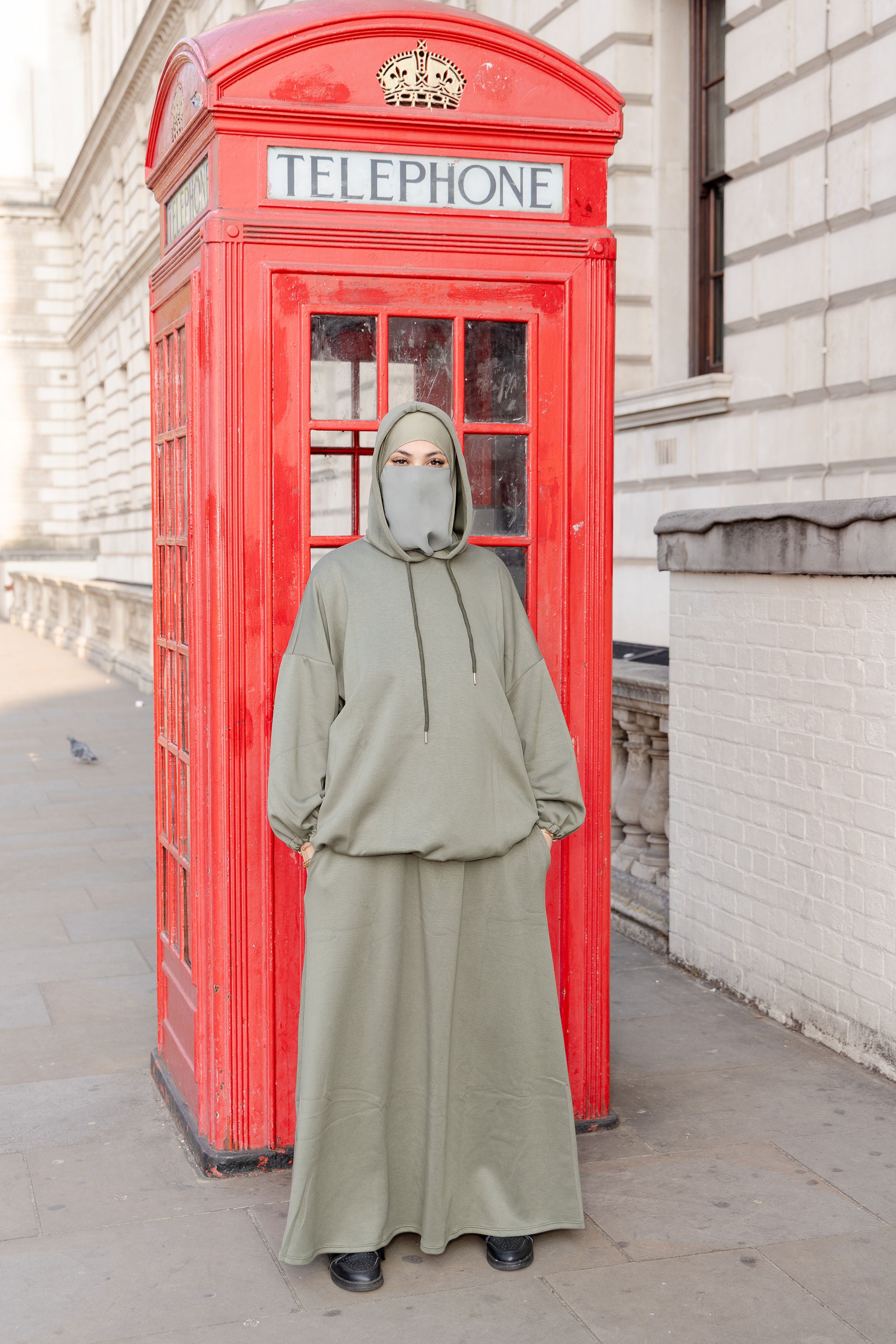 Hooded Skirt Set