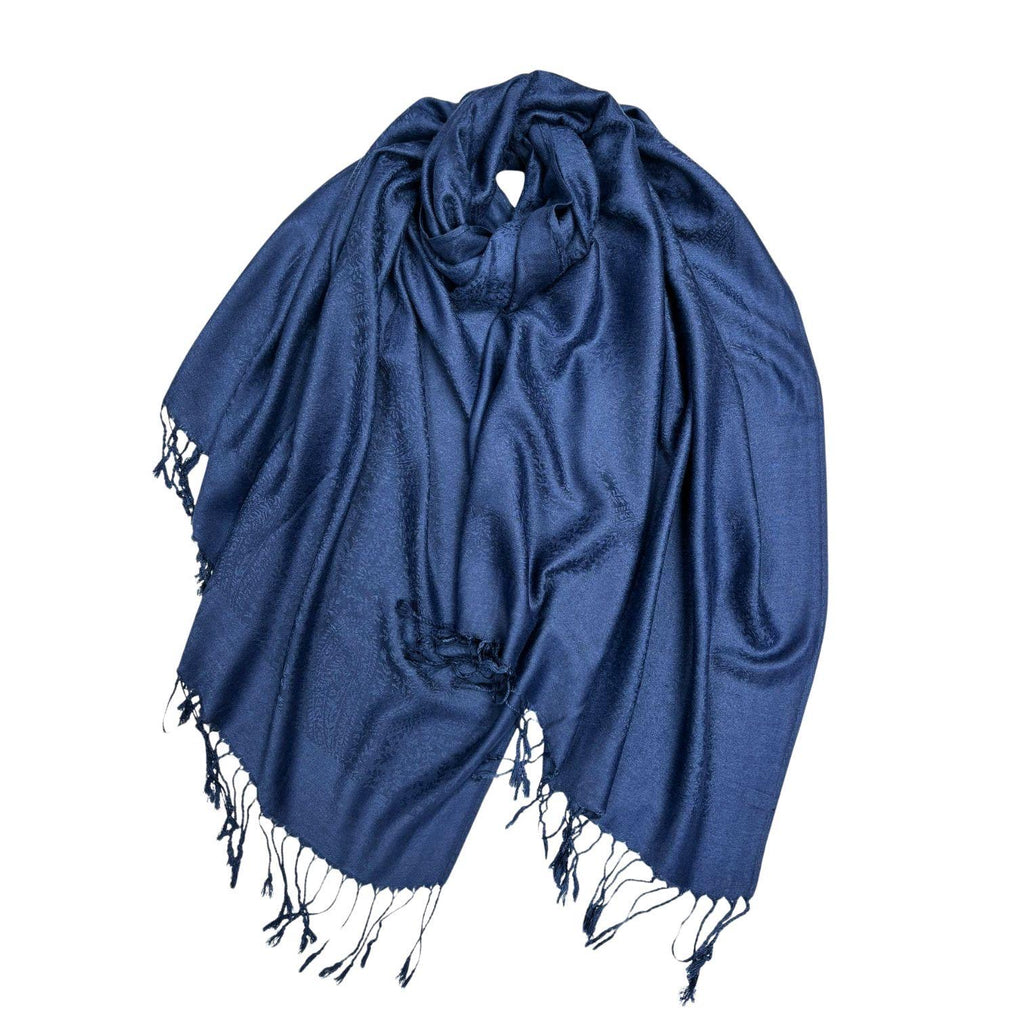 Plain Paisleys Pashmina Hijabs