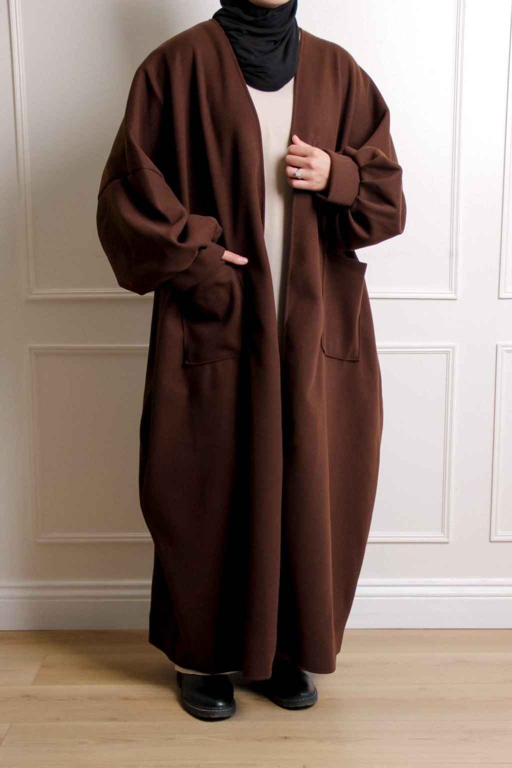 Abaya Coat Balloon Sleeves