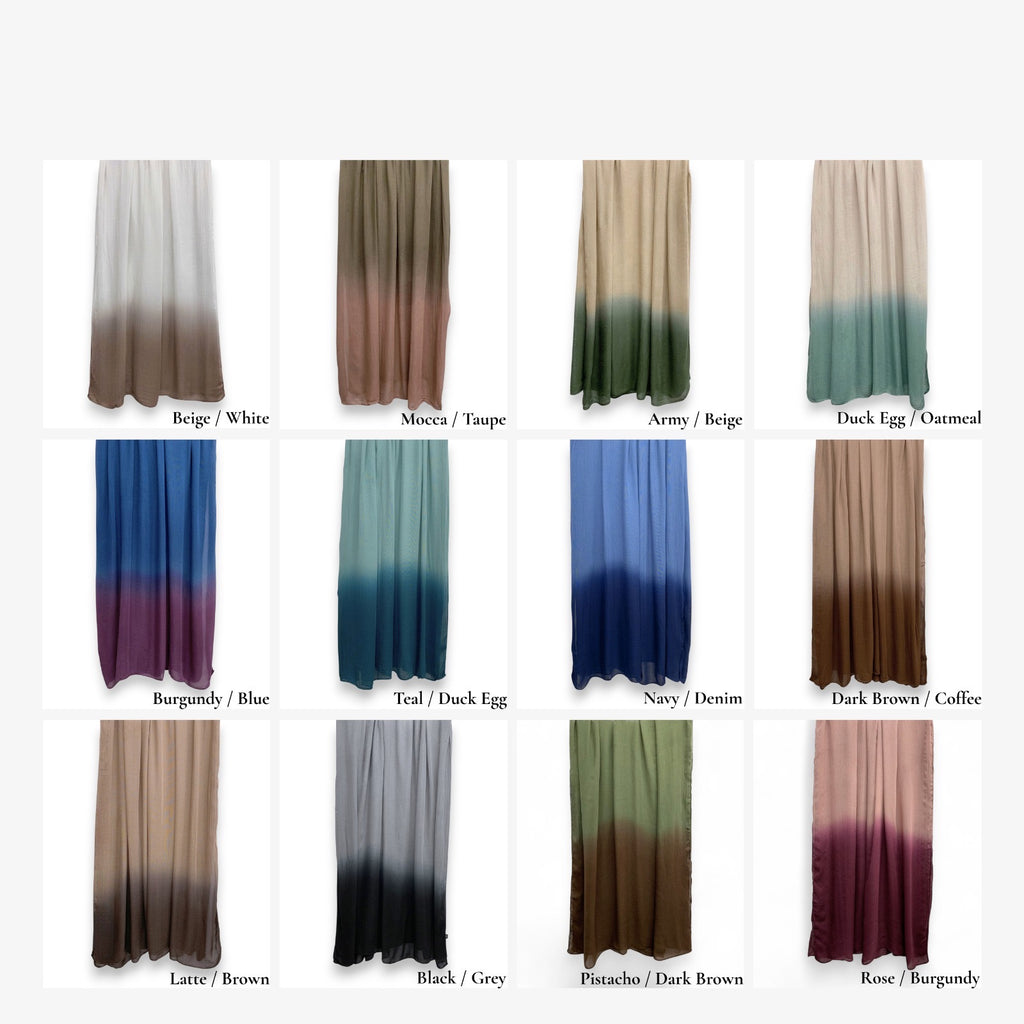 Ombré Modal Hijabs