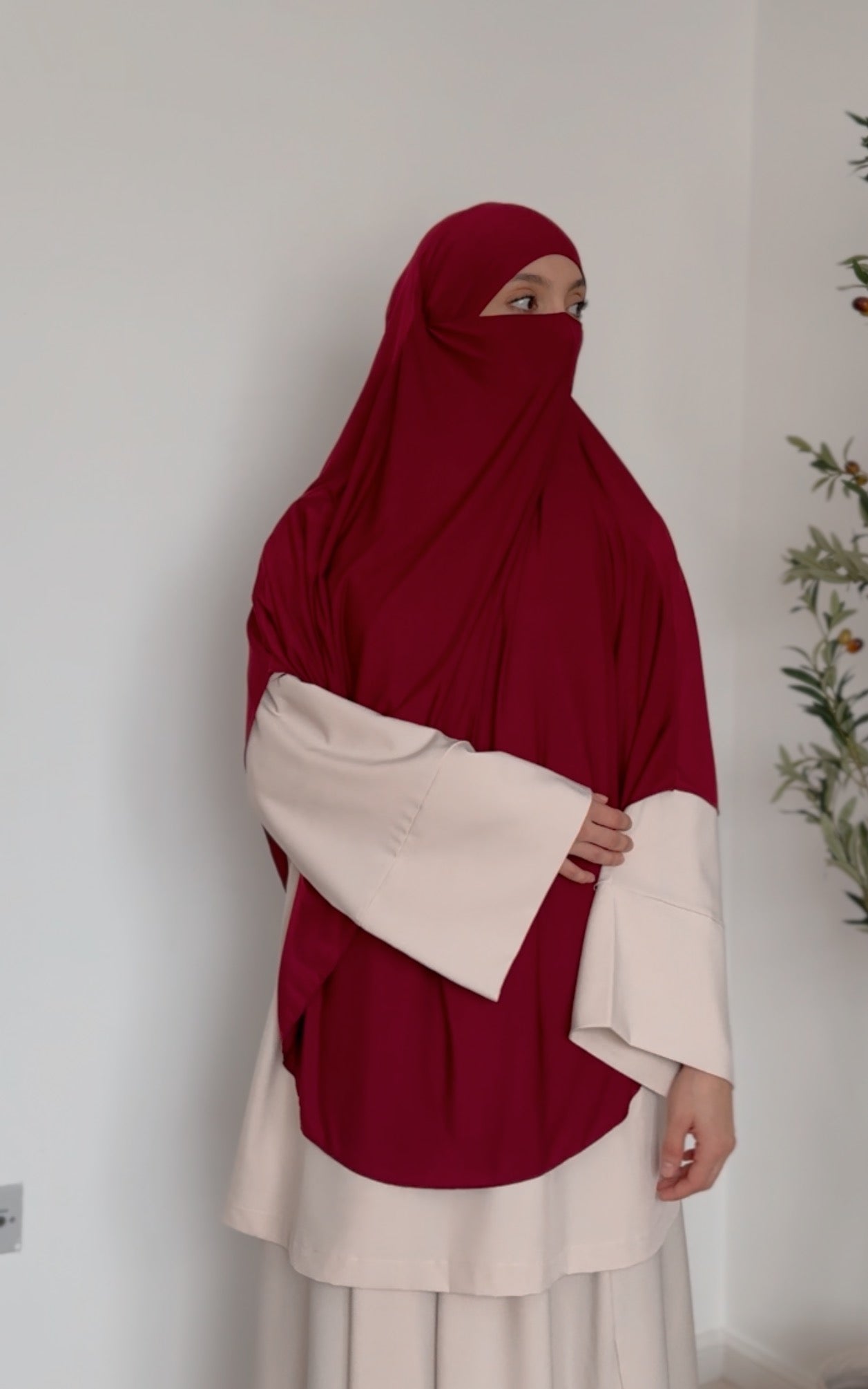 Khimar Jersey Rounded