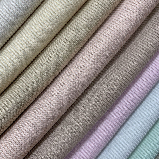Ribbed Bamboo Blend Jersey