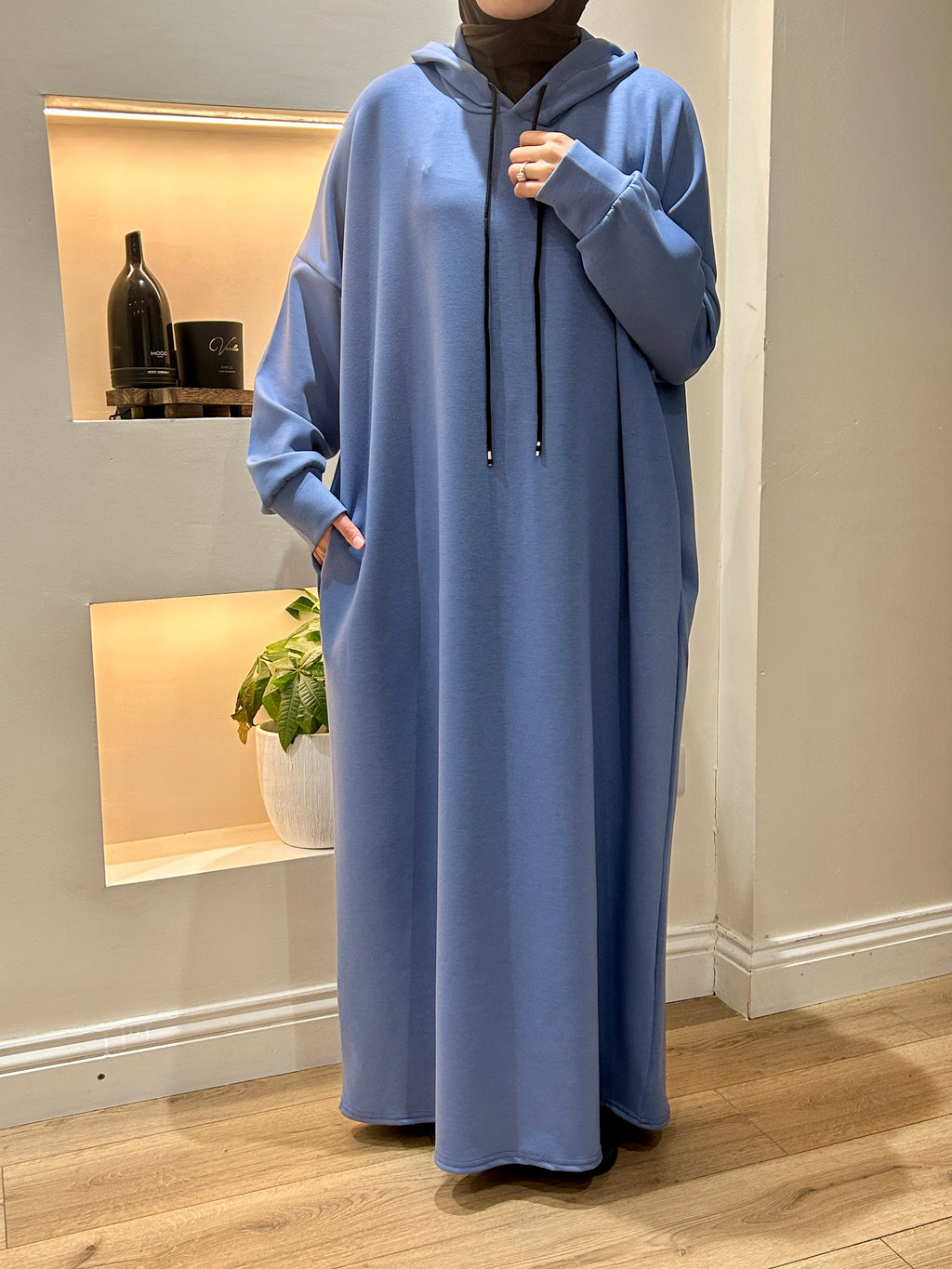 Sporty Hooded Abaya