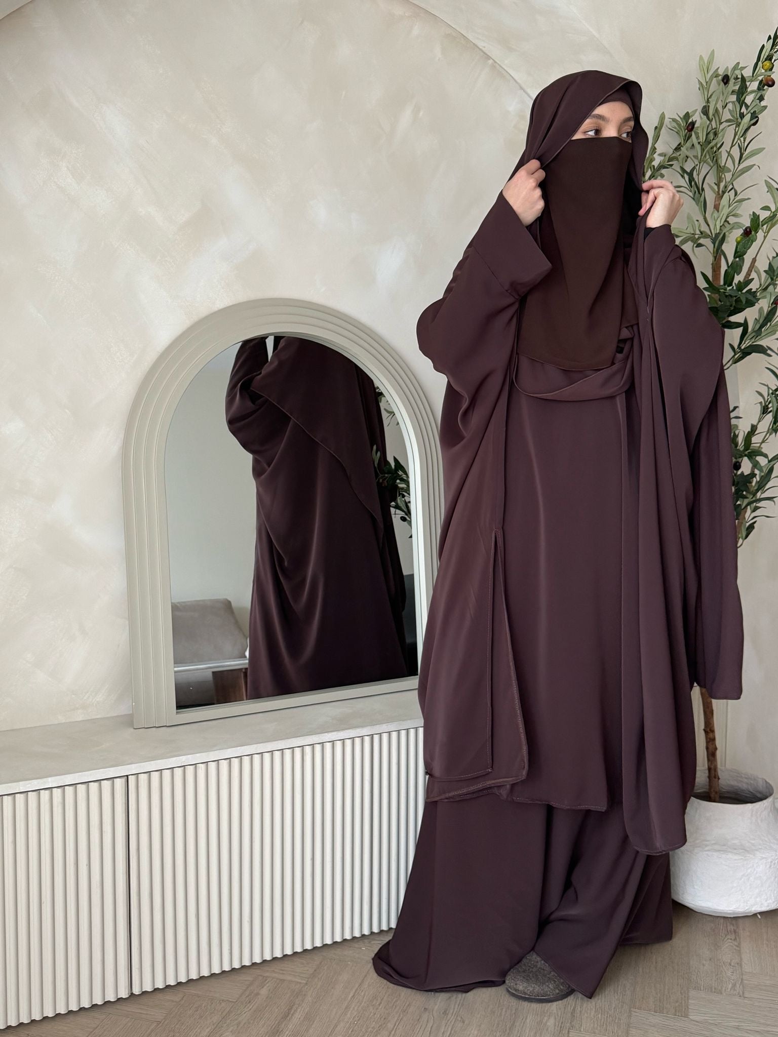 Abaya Three Piece Set