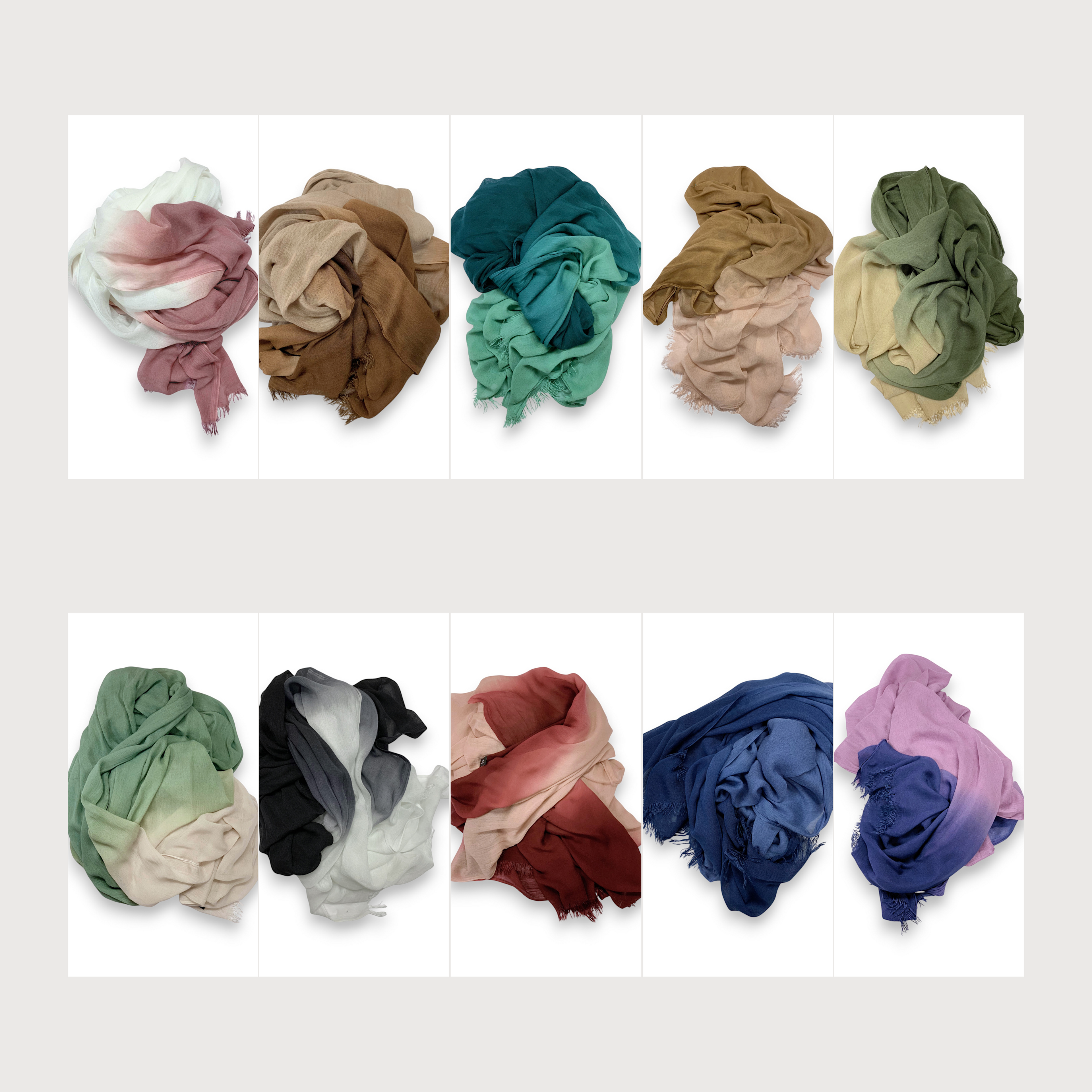 Ombré Modal Hijabs