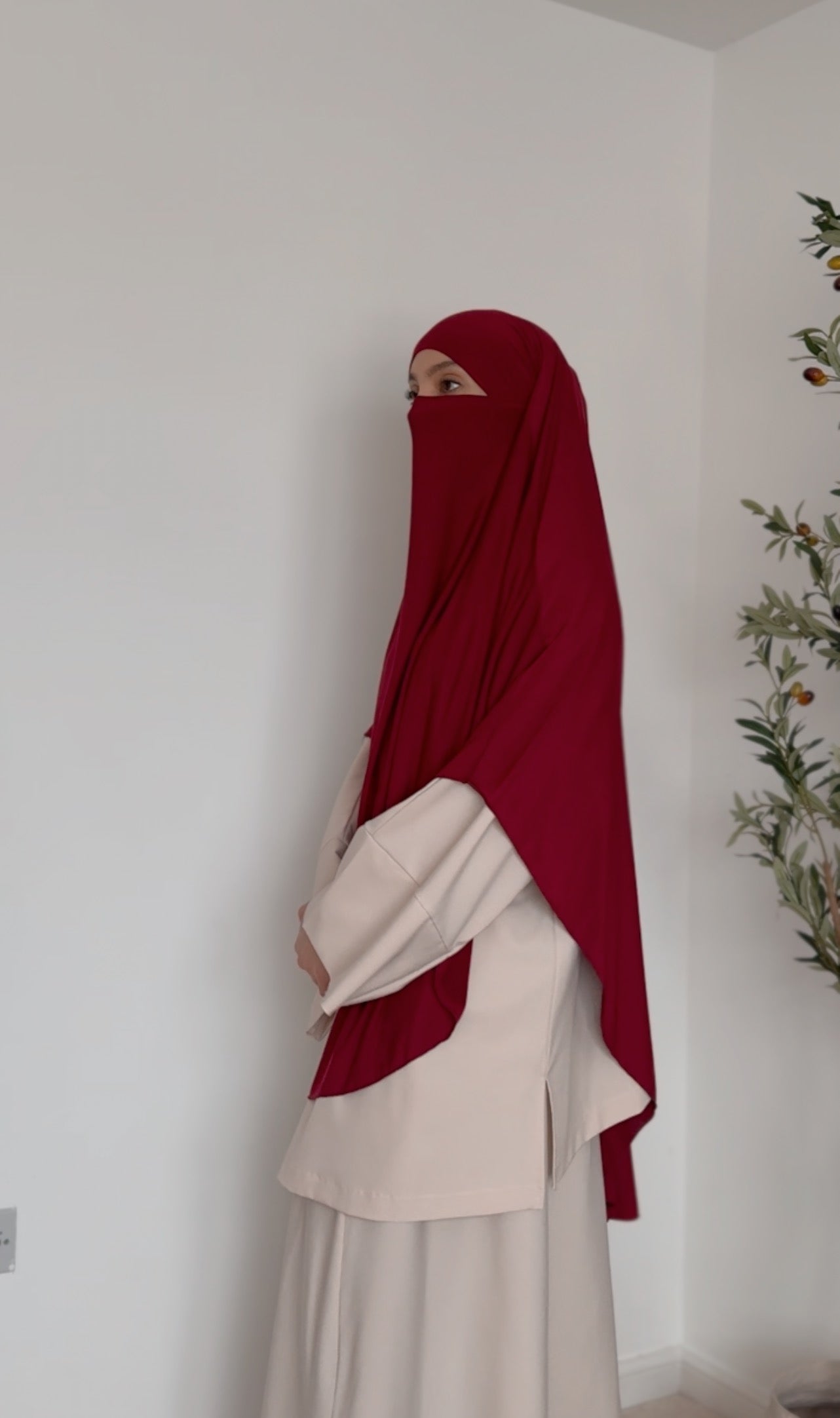 Khimar Jersey Rounded