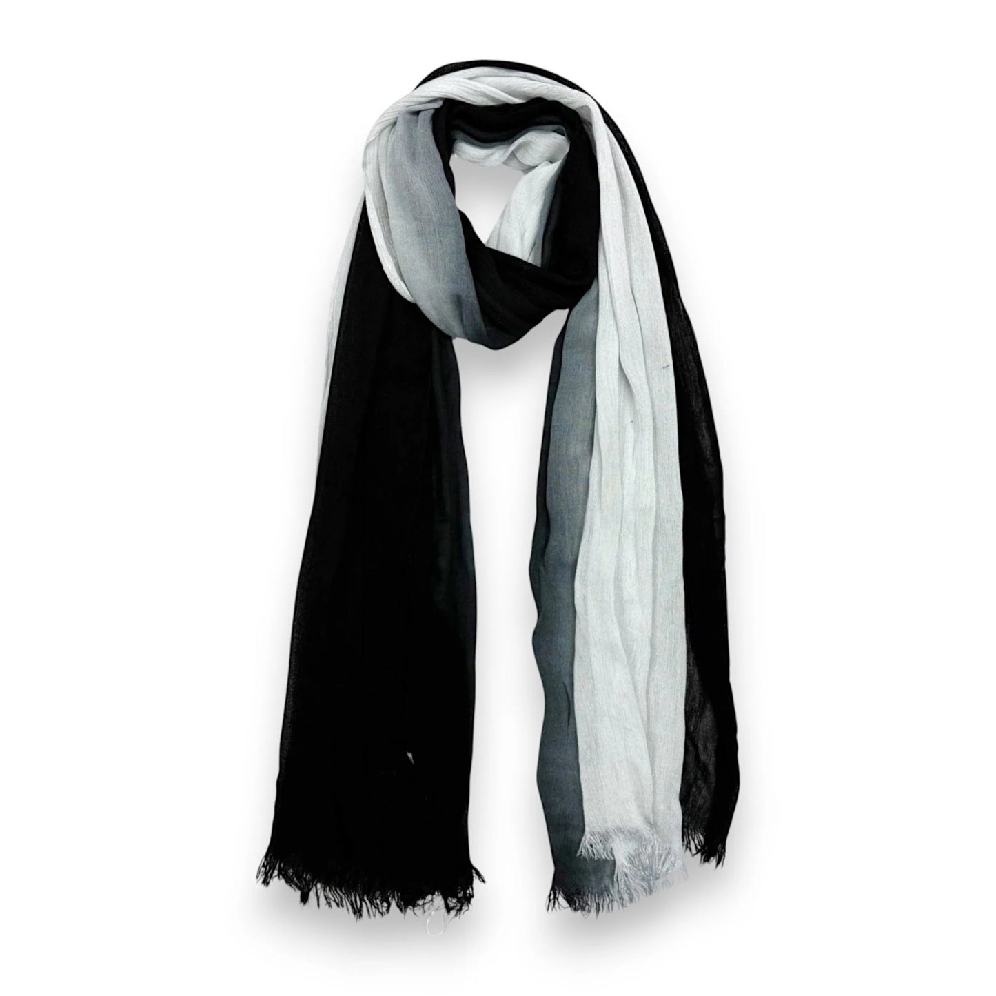 Linen Blend Ombre Scarf