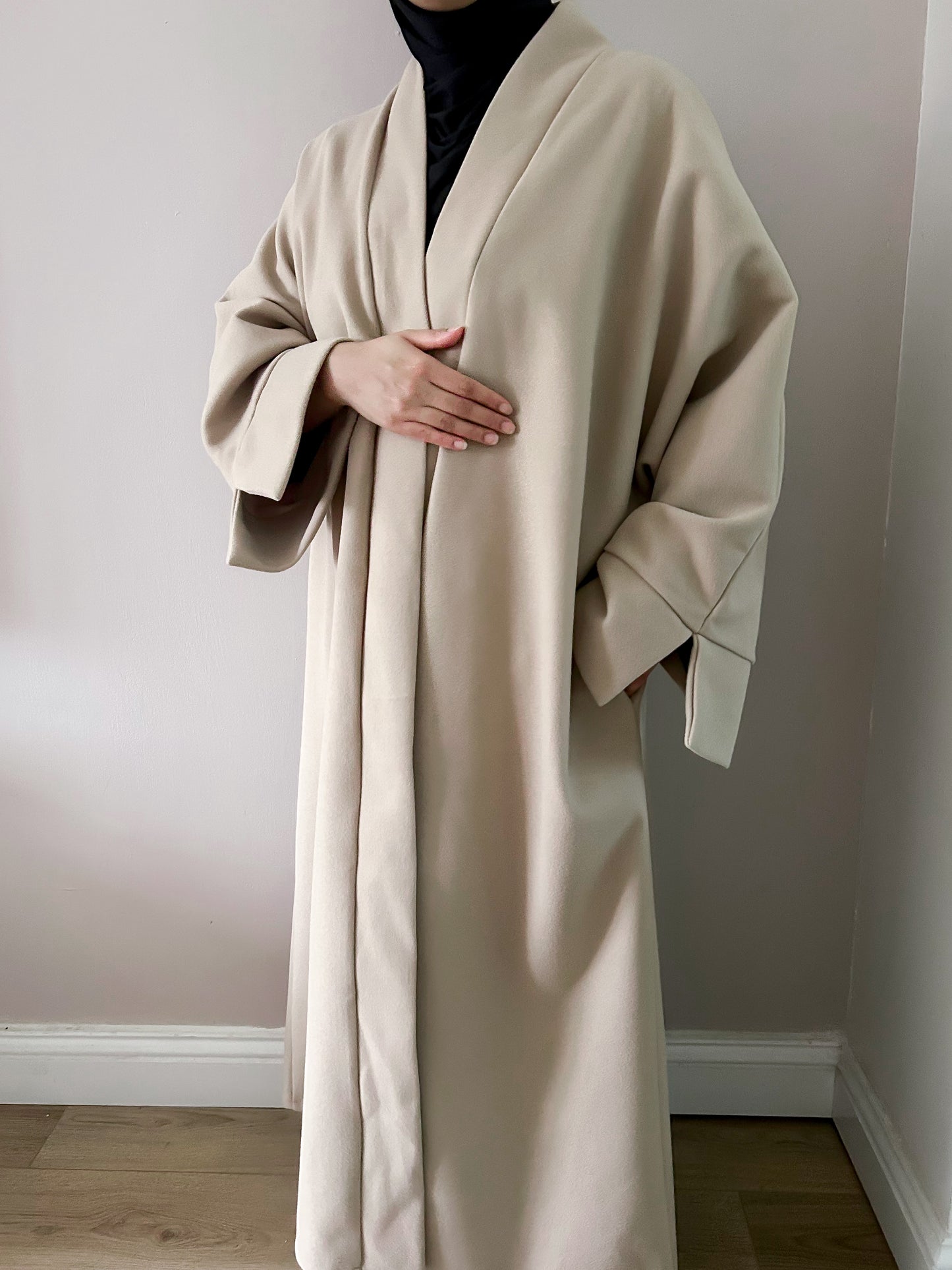 Abaya Coat Slit Sleeves