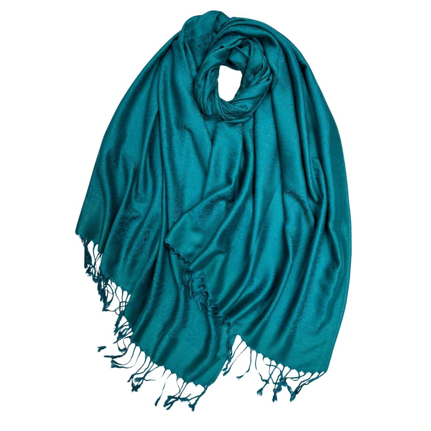 Plain Paisleys Pashmina Hijabs