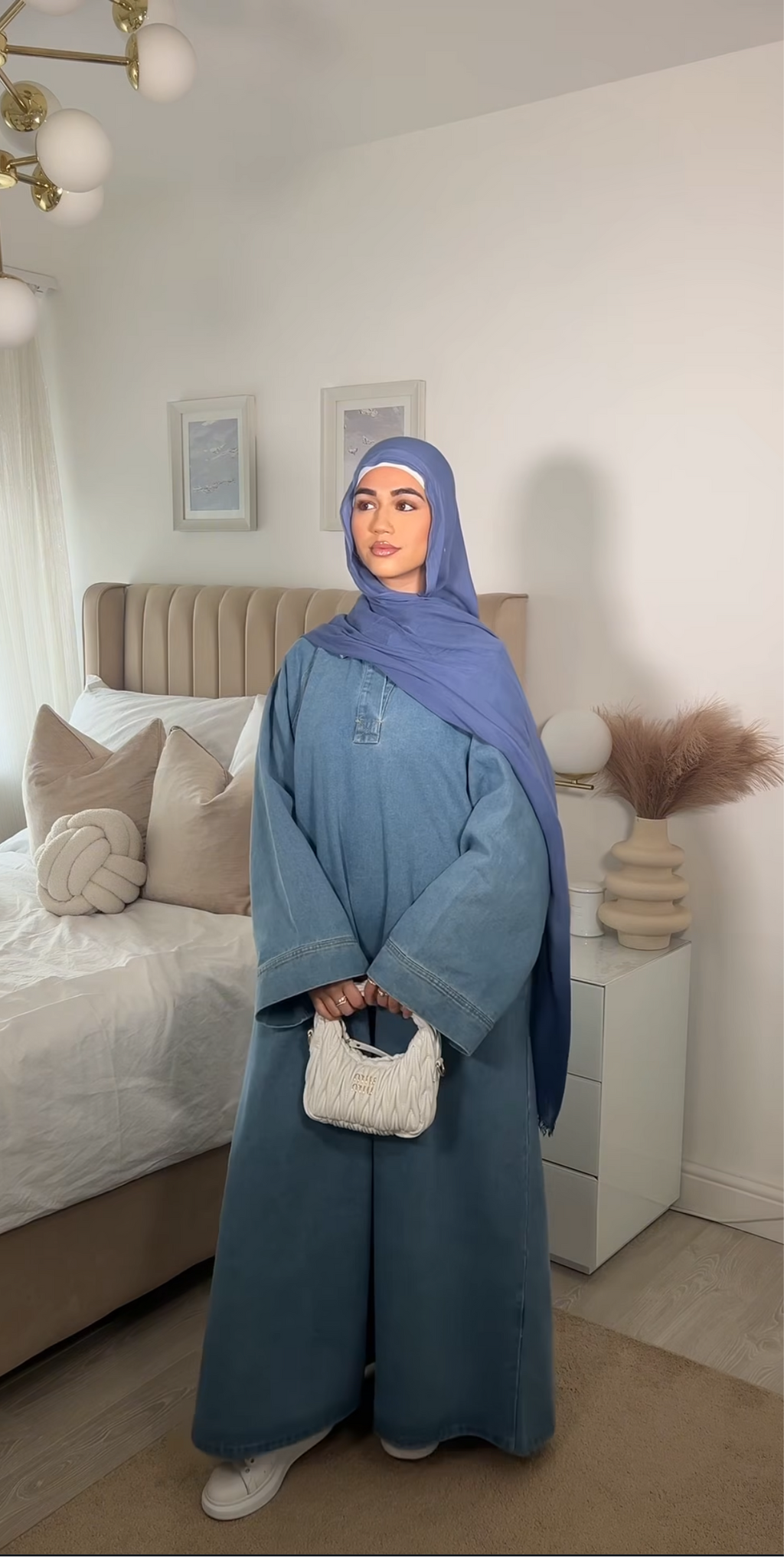 Denim Abaya