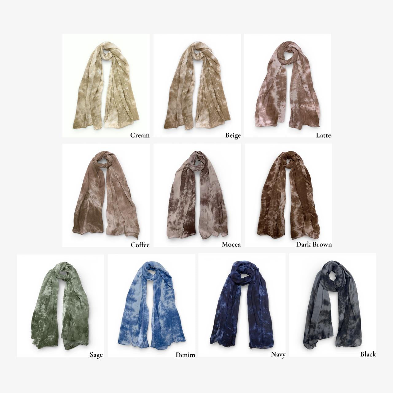 Tie Dye Modal Hijabs