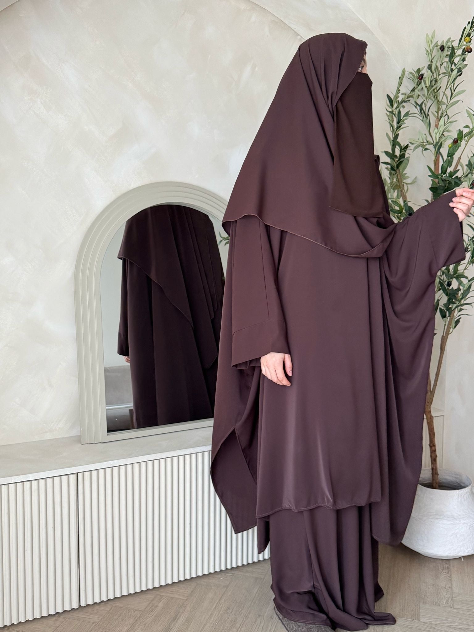 Abaya Three Piece Set