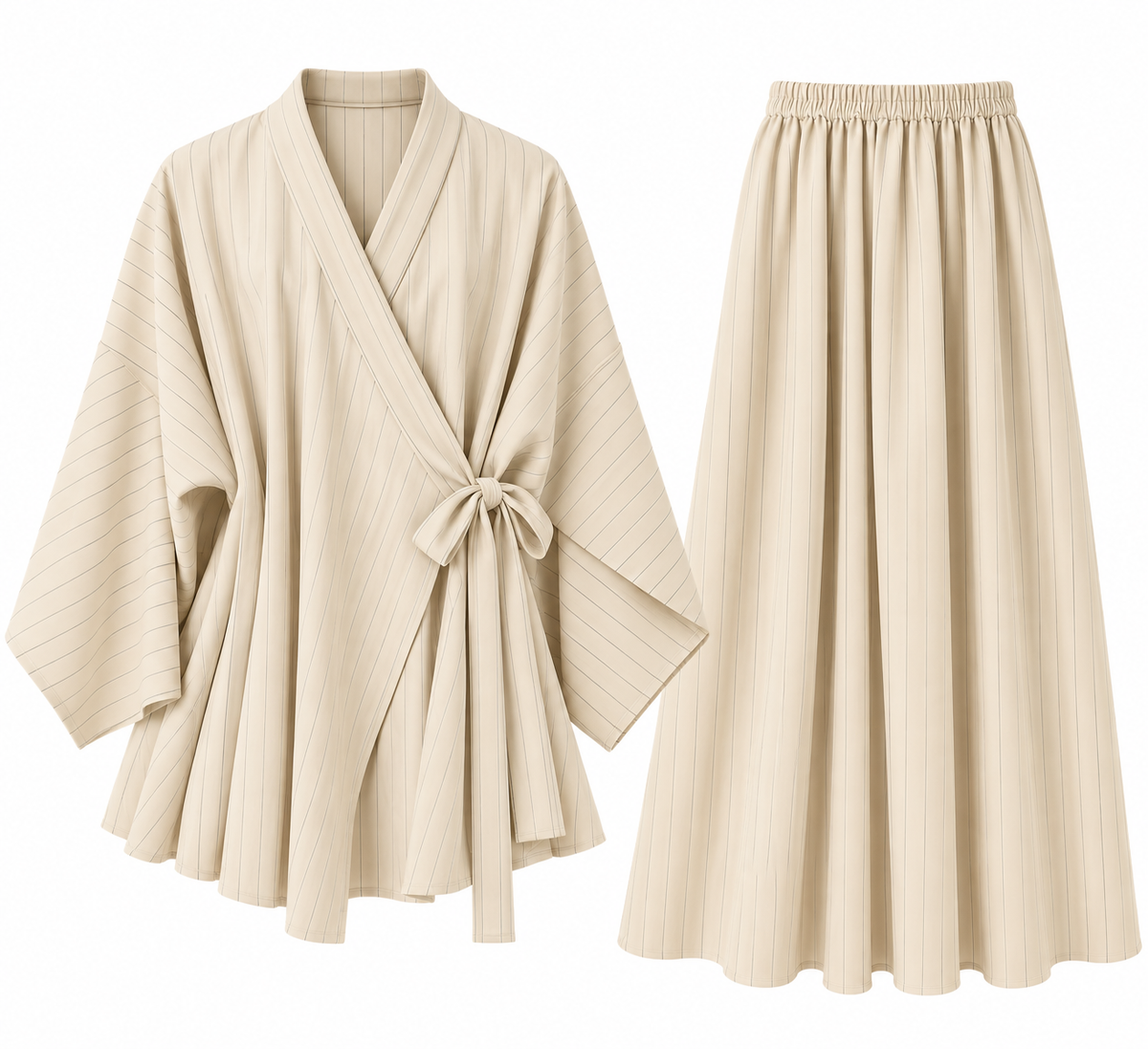 Kimono Skirt Wrap set