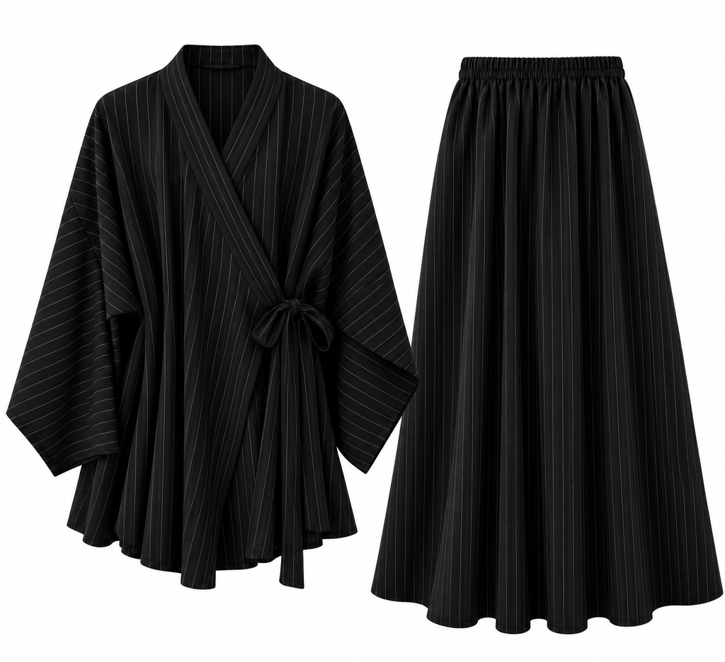 Kimono Skirt Wrap set