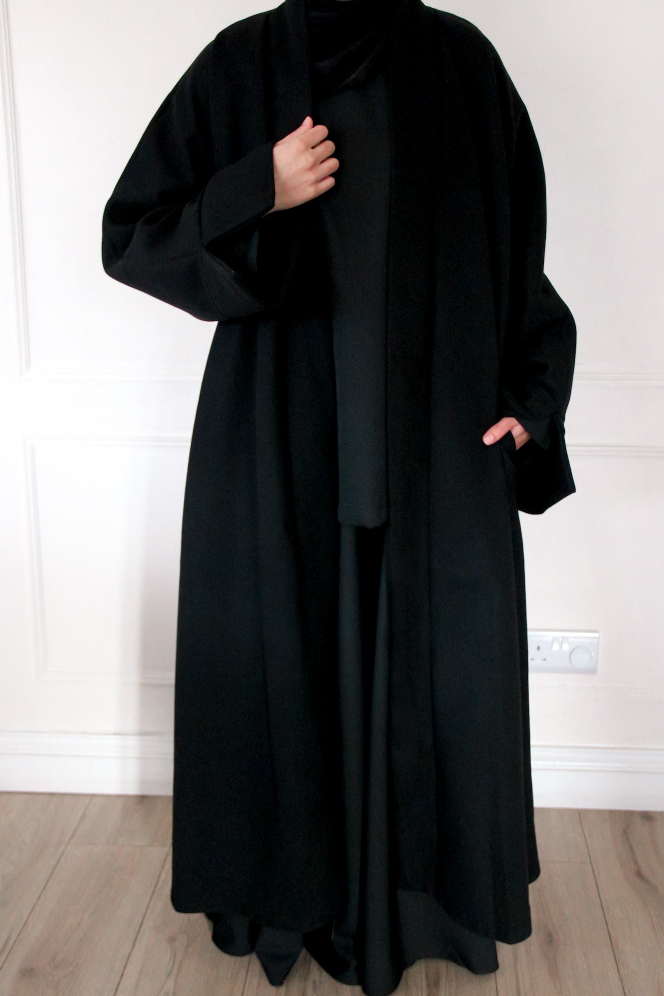 Abaya Coat Slit Sleeves