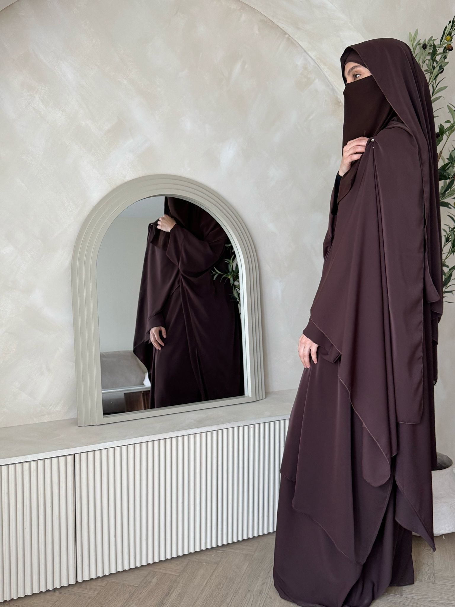 Abaya Three Piece Set