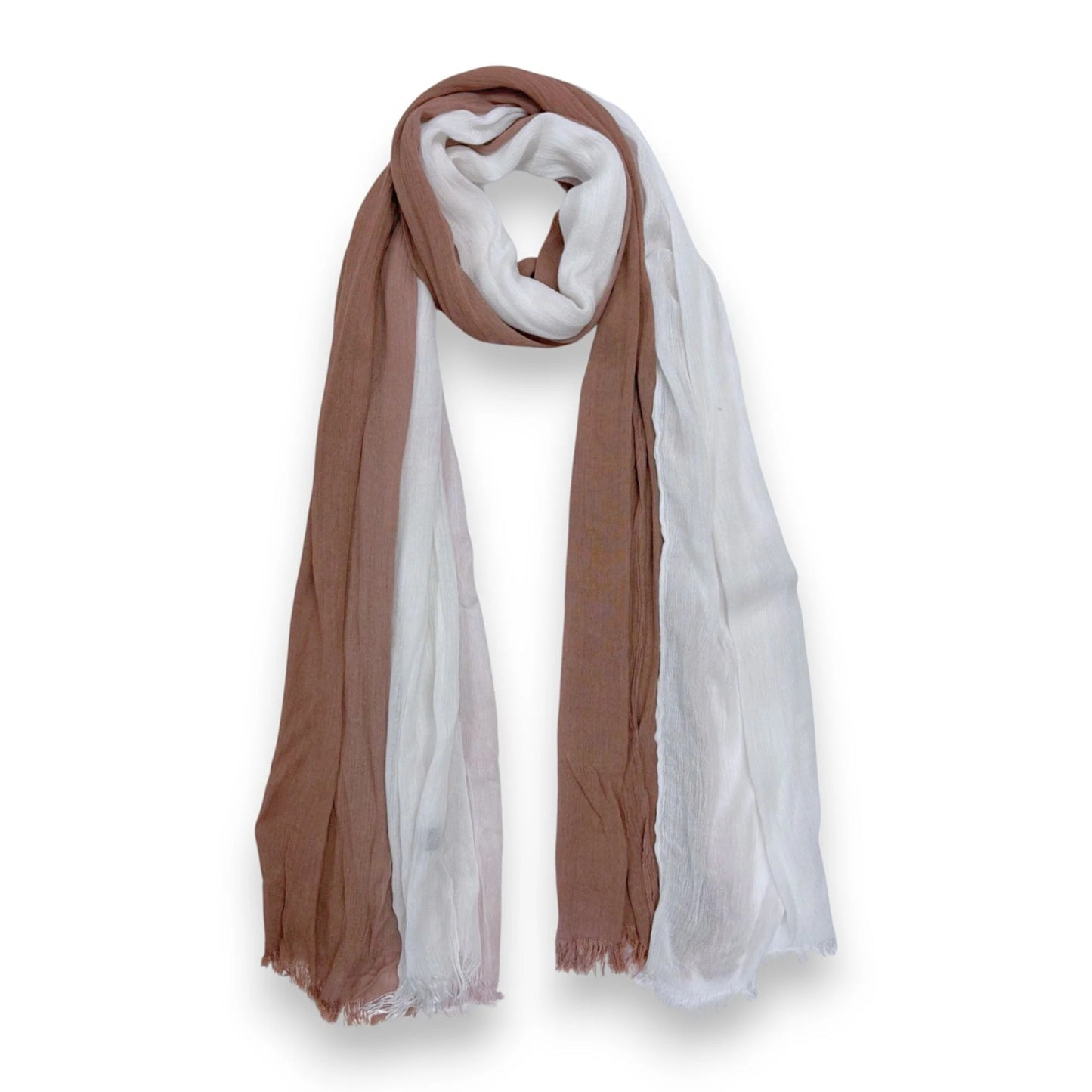 Linen Blend Ombre Scarf