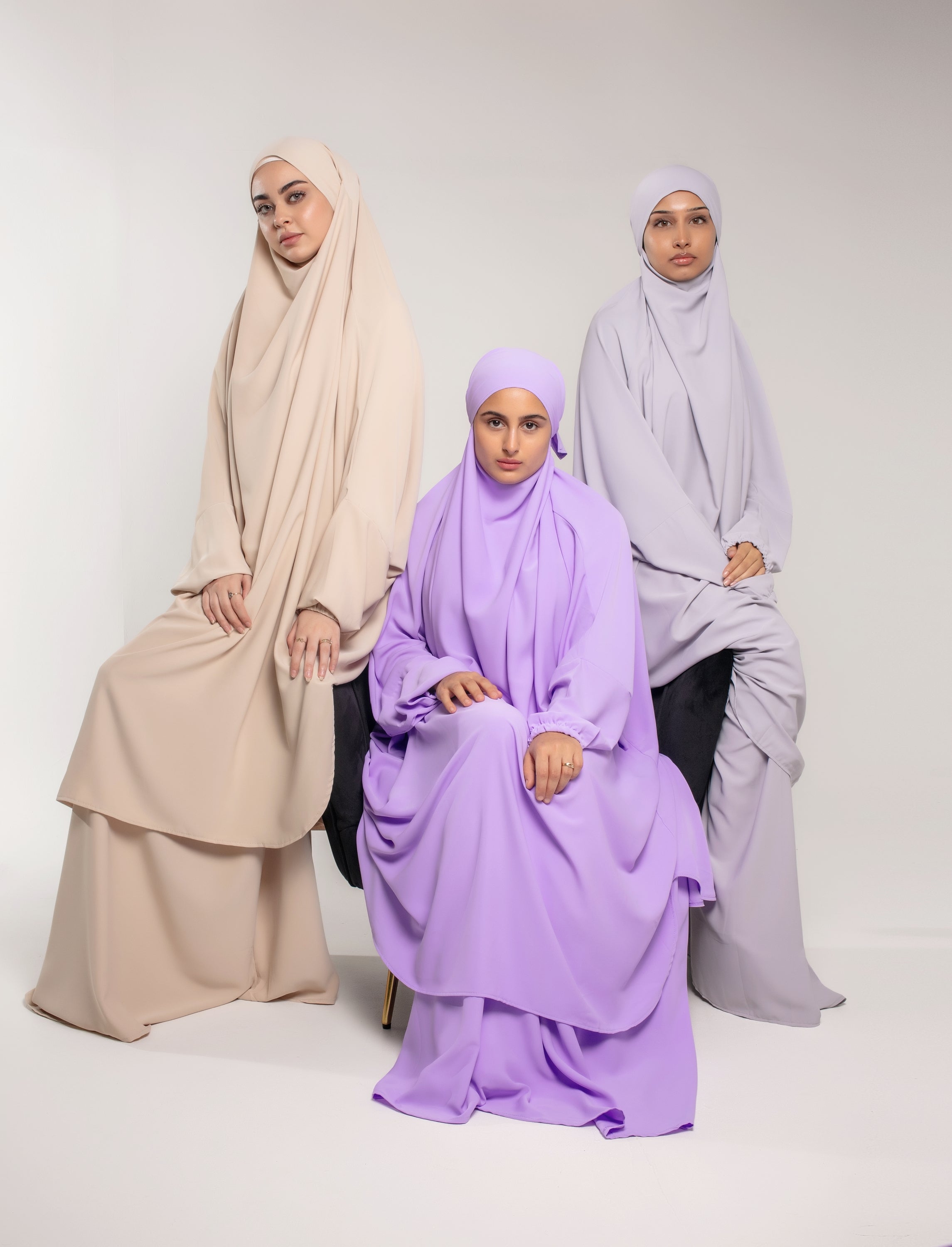 Jilbab and Skirt Two Pieces Medina Silk