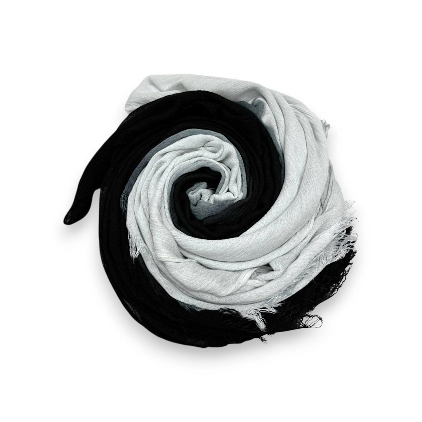 Linen Blend Ombre Scarf