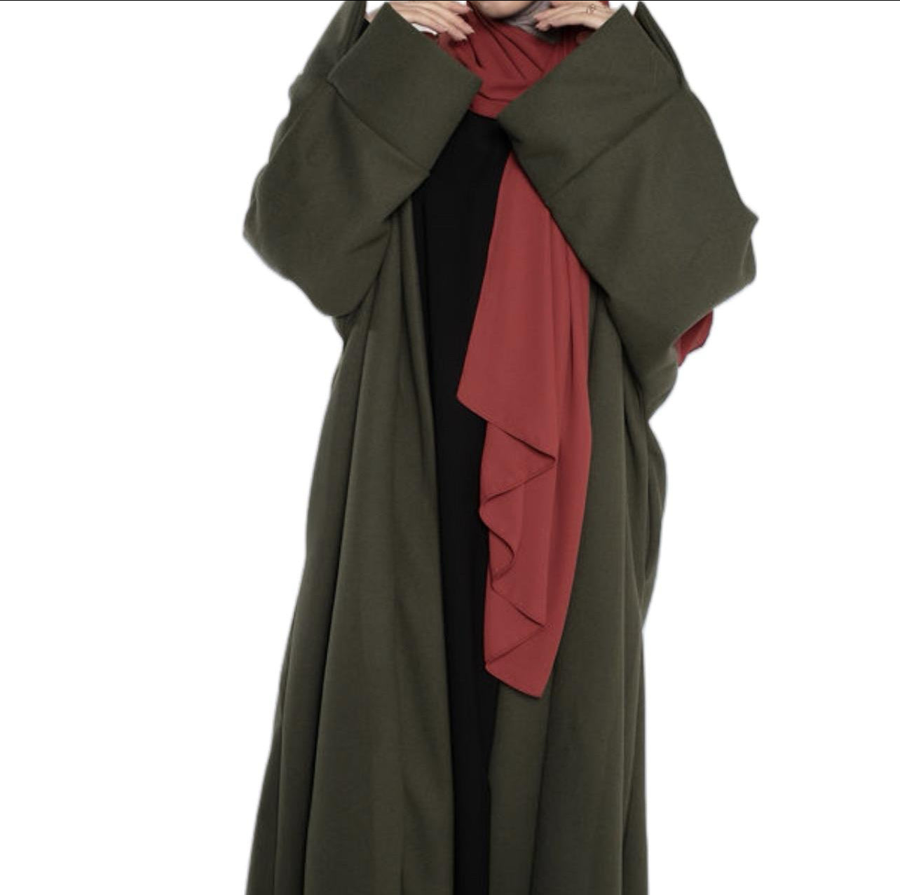 Abaya Coat Slit Sleeves