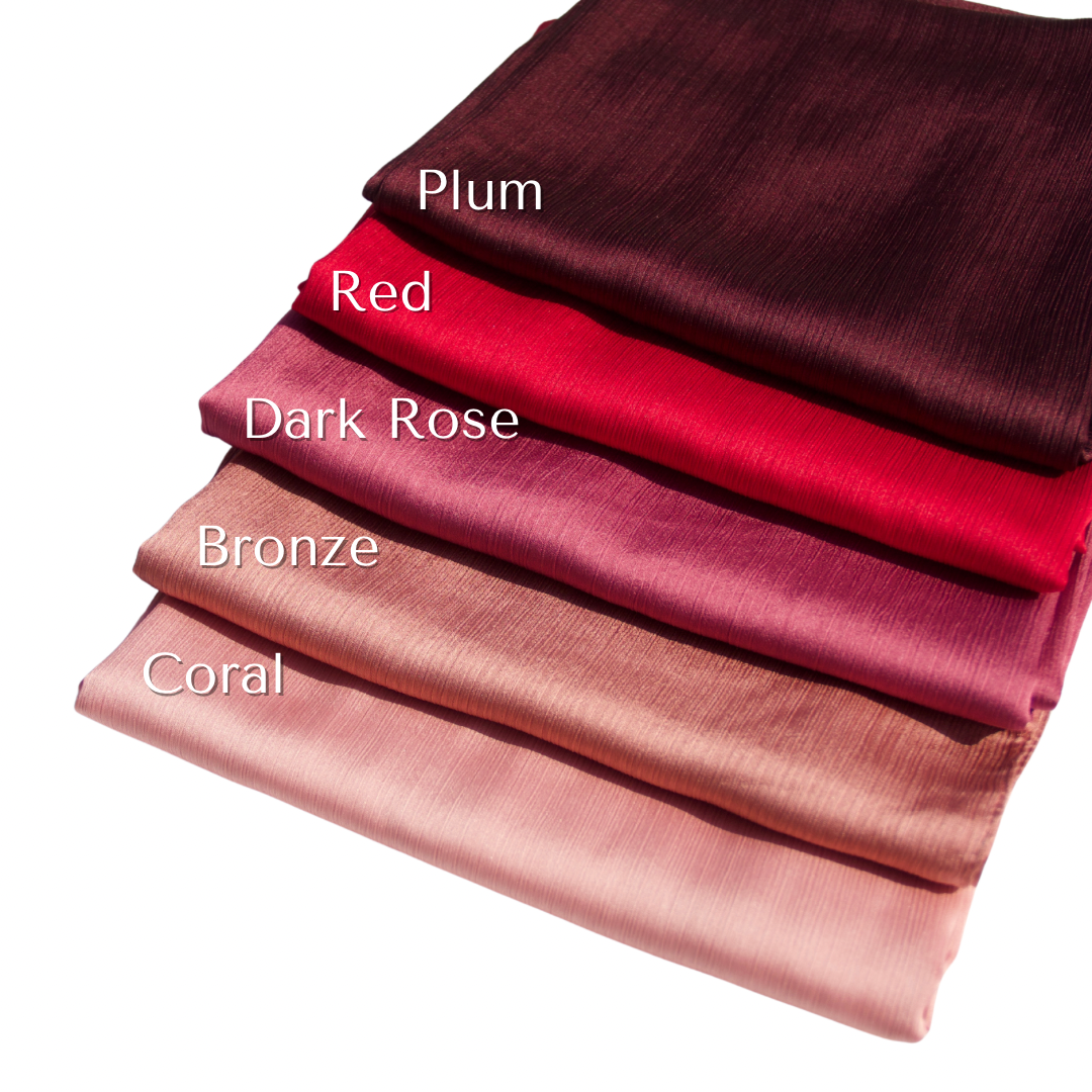 Satin Crinkle Chiffon Hijabs