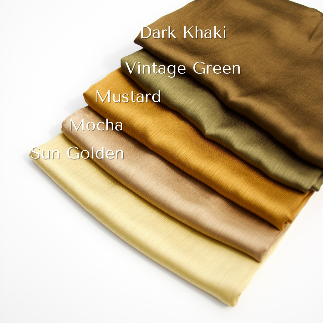 Satin Crinkle Chiffon Hijabs