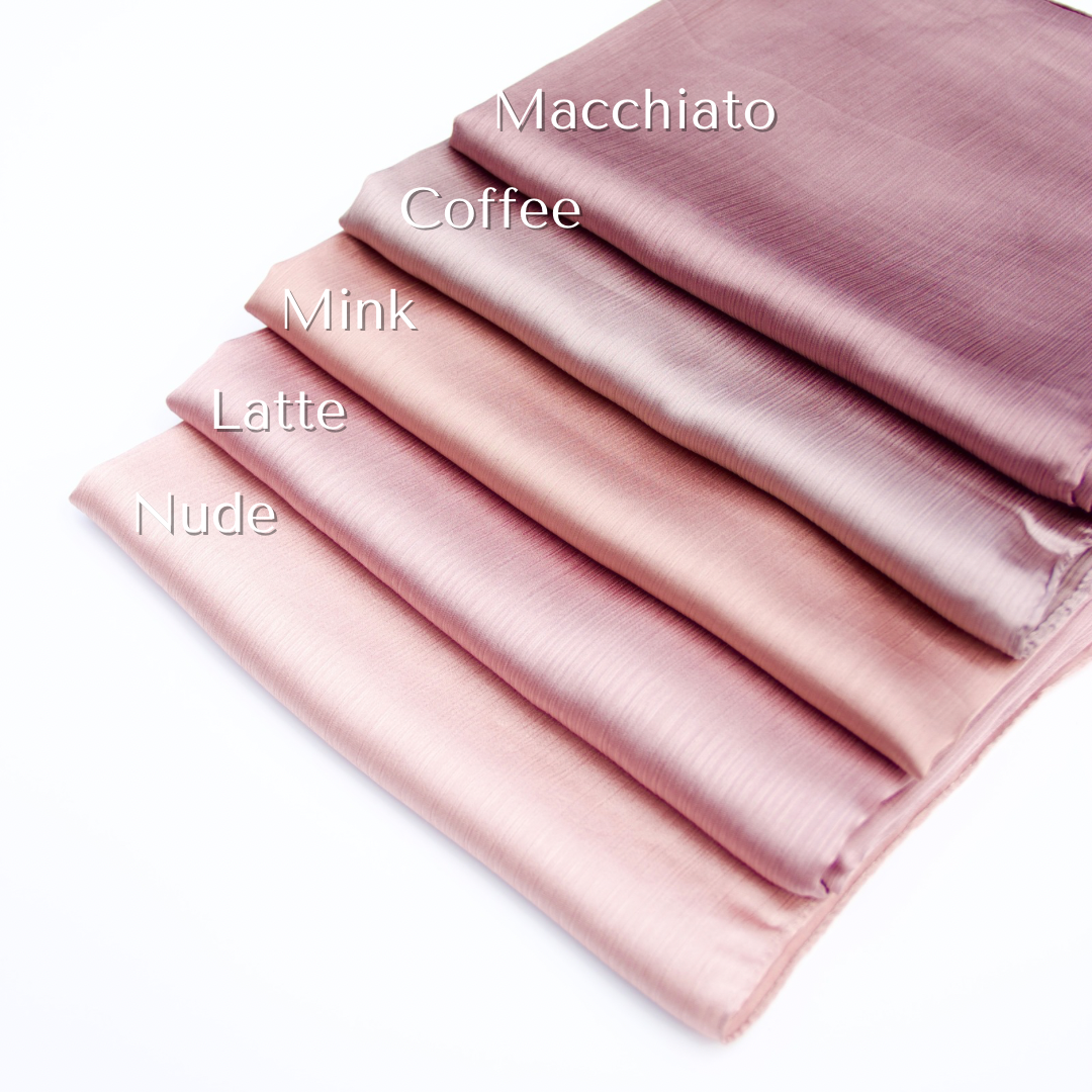 Satin Crinkle Chiffon Hijabs