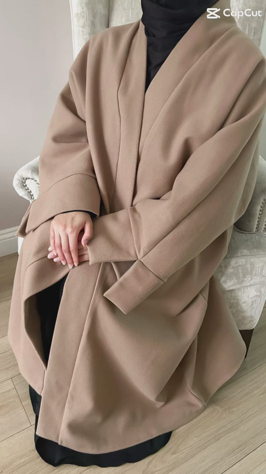 Abaya Coat Slit Sleeves